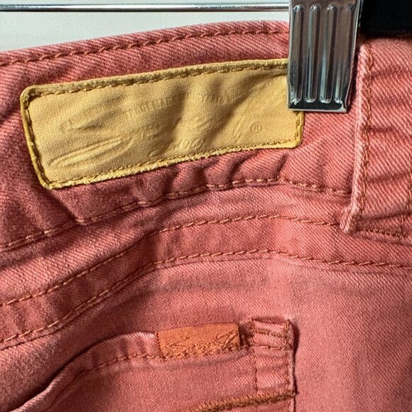 Seven7 Women's Size 16 Faded Coral Skinny Jeans - Picture 5 of 5